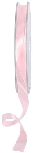 Dubbelsatijn 10mm x 20m Light Pink Double Faced Satin Ribbon Dubbelsatijn