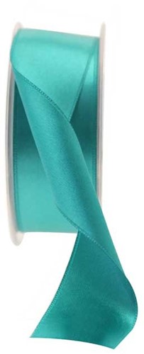 Dubbelsatijn 38mm x 20m Teal Green Double Faced Satin Ribbon Dubbelsatijn