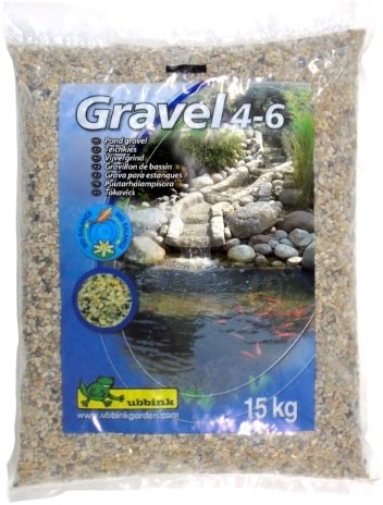 Gravel fijn 15 kg – korrel ca. 4-6mm Gravel voor decoratie, tuin en vijver