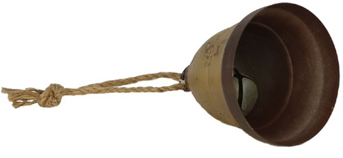 Kerstbel klok Bell Tingle D14 H20 Kerstbell klok voor toef of krans