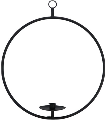 Frame Ronde Candle Hold. Ring HANG Balance Floral 38.5cm diameter RUSTY Rond frame