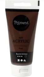 Allesverf Acryl 75 ml Semi glanzend, dekkend Burnt Umber Acrylverf 