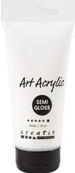 Allesverf Acryl 75 ml Semi glanzend dekkend Wit Acrylverf