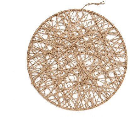  Metalen ring met Jute Web frame 75cm Flowerhoop Basis voor bv droogbloemen