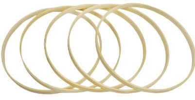 Bamboe ring Borduurring Flowerhoop +/- 18-19 cm/stuk Bamboo bloemenring  