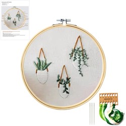 Borduurpakket ook geschikt voor starters Botanical CX043 set incl ring