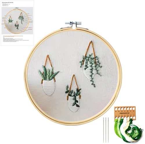 Borduurpakket ook geschikt voor starters Botanical CX043 set incl ring