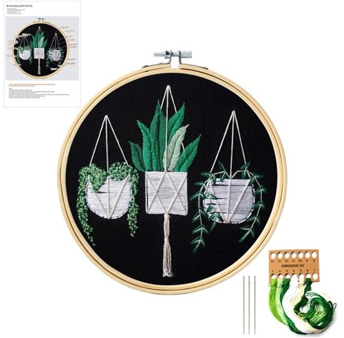 Borduurpakket ook geschikt voor starters Botanical CX080l set incl ring