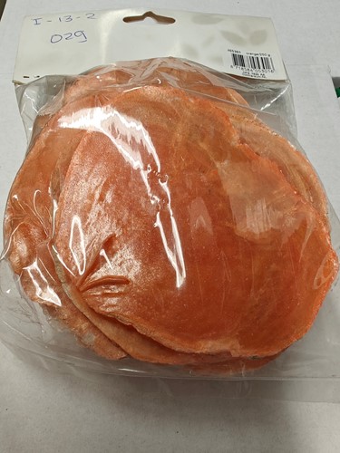Capiz Camar schelpen oranje-goud, 250 gram