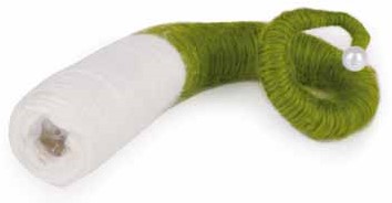 Tafeldeco Wolkoker, buigbaar Wit-Groen / st Tafeldeco Wolkoker