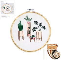 Borduurpakket ook geschikt voor starters Botanical CX044 set incl ring