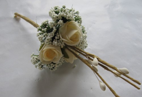 Corsage Mini Roos New Style -Pick Peach Corsage Mini Roos