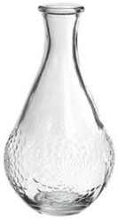 Gekleurd glazen flesje Dahlia Clear / stuk model Paris is vervangen door Dahlia [ 9*16cm]