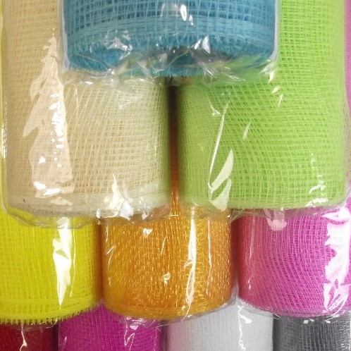 POLY DECO MESH 53cm. *9m Baby Roze Decomesh