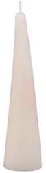 Actie Kaars kegelvorm 50x200mm Frosted Red Rode Kaars kerstboomvorm 28h