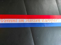 Actie Voetbalsjerp oid Sjerpen Bedrukt lint 75 mm Vlag met ORANJE opdruk eigen tekst opgeven, maatwerk-3