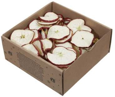 Appelschijfjes Rood 250 gr in handige doos – Perfect voor Decoraties en Creatieve Projecten