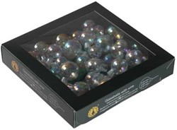 Kerstballen van Glas in Clear Pearl - 20/25/30mm 6 bundels van 6=36 Bijzondere Decoratie voor Kerst 