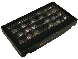 Kerstballen op Lange Draad - Clear Pearl - 4 cm (Doos van 30) Bijzondere Decoratie voor Kerst