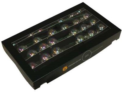 Kerstballen op Lange Draad - Clear Pearl - 4 cm (Doos van 30) Bijzondere Decoratie voor Kerst