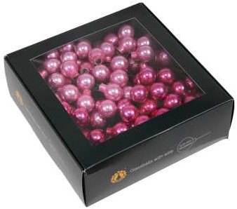 Balletjes op draad Pink Opal combi 2cm ds +/-144 kerstballetjes