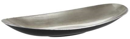 Bootschaal Boot plat Vlot 40x17cm. Granite Green voor bloemschikken en decoratie
