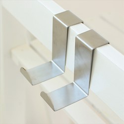 Deurkranshanger zilverkleur 5, 8*4*2 cm. / set 2 stuks Deurkranshaak
