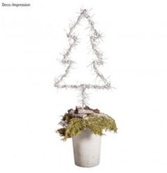 Frame Draadframe Kerstboom 40x18cm hoog Frame kerstboom