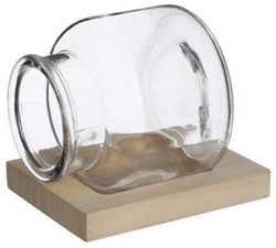 Actie Terrarium l.19 w.14 h.15 cm /stuk excl decoratie