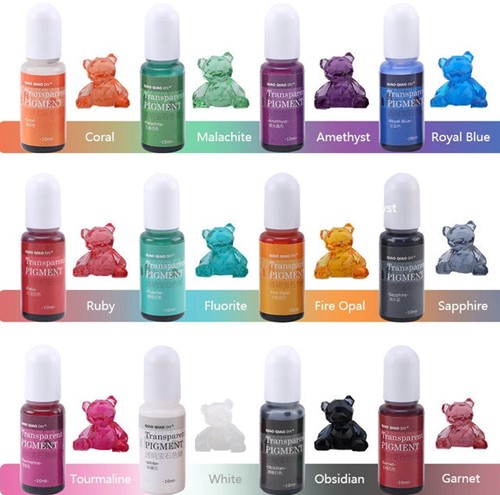 Transparant Epoxyhars Pigment SAPPHIRE Vloeibare Kleurstof voor Epoxy Resin en UV Resin Hars 