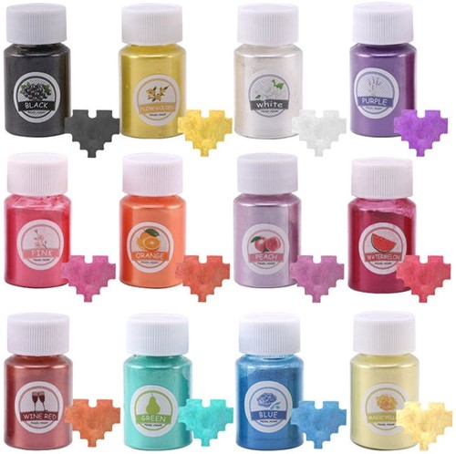 Pearlfinish Parelmoer poeder Pigment GREEN Poeder Kleurstof voor Epoxy Resin, Nagels, Decoratie, Makeup,Schilderen
