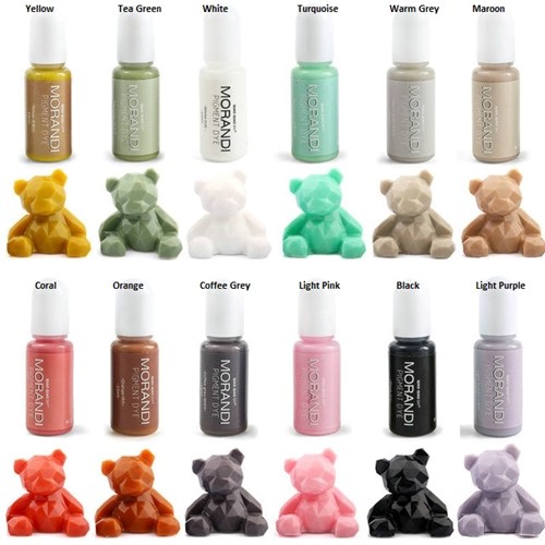 Morandi Epoxyhars Pigment MAROON Vloeibare Kleurstof voor Epoxy Resin en UV Resin Hars 