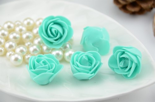 Foamroos, foamrozen LOS 30mm +/-50 stuks. Tiffany foamroos los