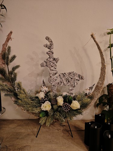 Frame Moon, 50 cm ONGELAKT DOOS 24 stuks Laatste exemplaren IJzeren frame ook voor eivorm