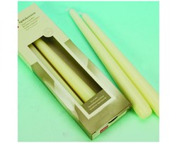 EIKA taper kaarsen Champagne set van 4   mooie Kaarsen 25x2,5cm