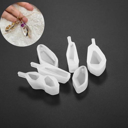 Siliconenmalletjes voor sieraden of sleutelhanger Set van 5 voor Epoxy Resin
