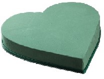 Hart 50 cm. dicht met OPENINGENvoor pootjes/leggs Hart 50 cm. oase voor verse bloemen