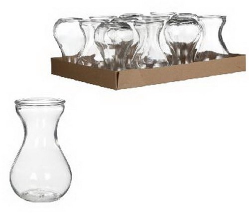 Glas vaas Hyacinth vaas per stuk Hyacinth vase Ø9,3 cm h. 14 cm