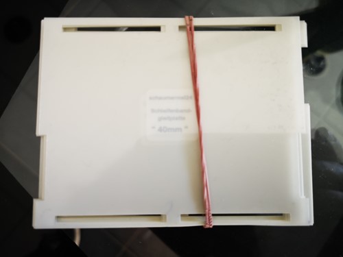 Geleider voor 2 linten van 40mm  voor lintprinters