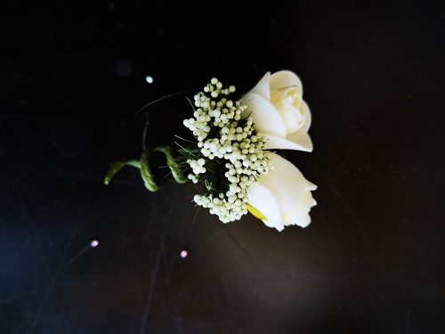 Corsage Simply Creme Maatwerk corsage