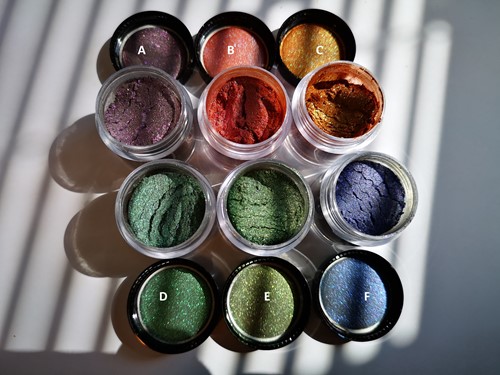 Kameleon Chameleon poeder Micapoeder Pigment 5gr Green D 2 Poeder Kleurstof voor Epoxy Resin, Nagels, Decoratie, Makeup,Schilderen