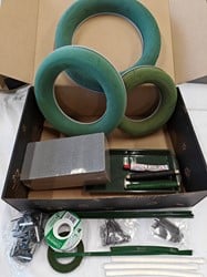 Kerstpakket hobby en bloemschikken Bloemschikken basis 47.50 startpakket