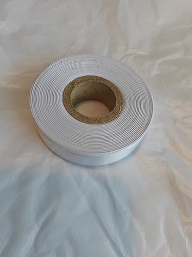 Zijdelint Lint voor Lintprinter 15mm rol 25 meter - wit Smal lintje voor oa lintprinter Soepel Zijdelint Lint
