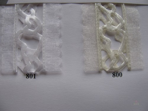 Lint Wedding Pearls HEARTS 38 mm rol 15 meter - 801 wit Lint Wedding Pearls