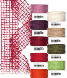 Juteband met draad +/- 5 cm Met rol +/- 10 m 
