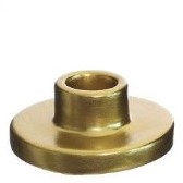 Kaarsenstandaard Goudkleurig, kaarsenstandaard/ stuk h.3 Ø7 cm