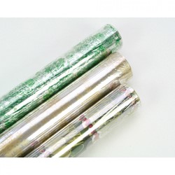 3 rollen Cellofaan Folie rol Kerst/winteropdruk70cm. X 5meter Uit assortie