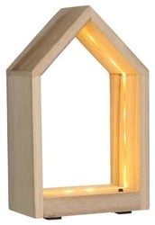 Actie LED Huis 9x16xh26 cm / stuk. Leuk cadeautje zie decoratie inspiratie