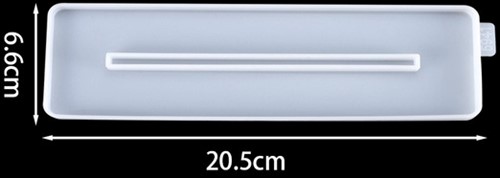 Siliconenmal Standaard voor bordjes of fotolijstjes  voor Epoxy Resin 