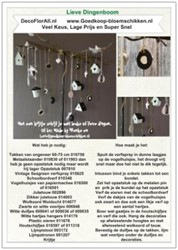 DIY Werkbeschrijving  Lieve dingenboom Creatief bloemschikken of knutselen